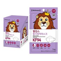 웰킵스 황사방역마스크 대형 KF94, 20개입, 2개, 백색