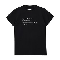 메종마르지엘라 S51GC0515 S22816 900 폰트 제너레이터 레귤러 핏 여성 반팔티