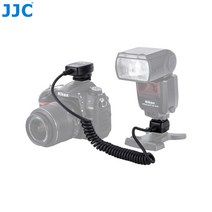 jjc 1.3m ttl 끄기 카메라 플래시 코드 핫슈 싱크 니콘 d 시리즈 dslr 스피드 라이트 sb-5000sb-800 용 리모트 라이트 포커스 케이블