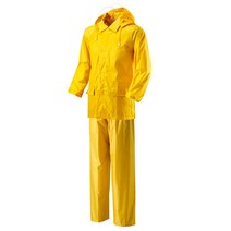 우경몰 WKR-22 알뜰용 우비 상하세트, 노랑-2XL, 노랑
