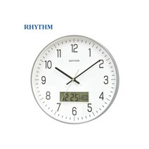 리듬 디지털 캘린더 벽시계 CFG723NR19
