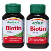 co 자미에슨 비오틴 230mg x 60정 x 2병 비타민, 1