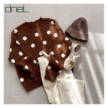드넬 드넬 도트포인트니트DWK13370A