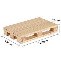 나무 파레트 RC 자동차 110 스케일 액세서리 나무 팔레트 상자 미니 장난감 Axial SCX10 TRX4 WPL D12 MN 9, [02] Mini Wooden Pallet, 02 Mini Wooden Pallet