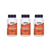 나우푸드 베지테리안 드라이 비타민D 1 000 IU 비건 베지캡슐 120개입 [3통] Vegetarian. Dry Vitamin D