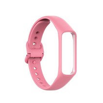 갤럭시핏2 스트랩 compatible 삼성 갤럭시 핏 2 sm-r220 소프트 실리콘 스포츠 밴드 watchband 액세서리 2022 뜨거운 판매, 핑크