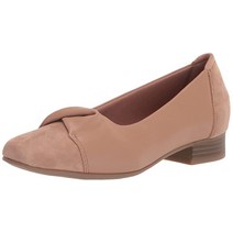 Clarks 여성용 틸몬트 달리아 발레 플랫 브론즈 메탈릭 텍스타일 6.5 Wide 211237, Praline Combi