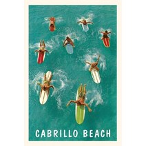 (영문도서) Vintage Journal Cabrillo Beach Surfers Paperback, Found Image Press, English, 9781648118227