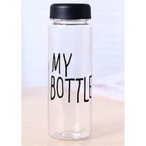 무지 마이보틀 물병 물통 패트 배달용기 텀블러단체, 블랙+opp