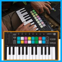노베이션 Novation Launchkey Mini mk3 프로듀서 작업실 연주 마스터 키보드 노베이션 런치키 미니 마크3 휴대용 마스터 건반