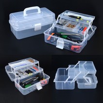 3단공구박스 투명멀티공구함 투명공구박스, 대