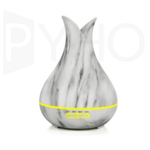 PYHO LED 가습기 초음파 가습기 아로마 저소음 터치형가습기 400ml, 대리석