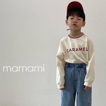 마마미KC 카라멜T 유아동복 아동복 상의 봄 티셔츠