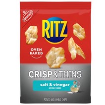 미국 리츠 크리스피 & 씬 쏠트 & 비네거 1개x201g RITZ Crisp and Thins Salt and Vinegar Chips, 1개
