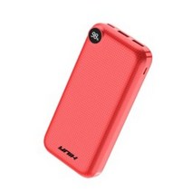 유닉 YNIK1001 Pro 10000 보조배터리 10000mAh 멀티단자, 레드