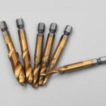 다이스핸들 6종세트 금색 탭드릴 탭핑비트 나사가공 육각 수동탭