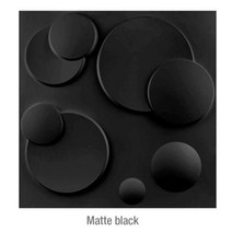 붙이는 아트월 타일벽지 3D벽지 벽스티커 웨인스코팅, Matte black