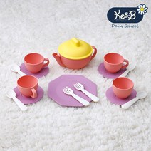 캐스B플레이 데이지스쿨티카페2222 캐스비 KESB 식기세트 식기놀이 주방놀이 소꿉놀이 소꿉 주방 식기 부, 단품