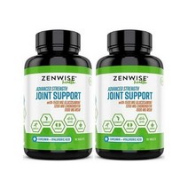 1+1 젠와이즈 땡와이즈 조인트서포트 MSM 식이유황 콘드로이친 글루코사민 보스웰리아 Zenwise Joint Support 90정, 2통