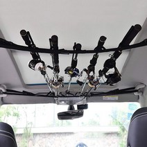 간편설치 차량용 로드거치대 출조 바다 민물 공간활용 낚시대 보관벨트