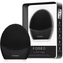 일본직발송 2. 【국내 정규품】FOREO LUNA 3 맨 포레오 스마트 클렌징 디바이스 미안기 전동 세안 브러쉬, One Size, One Color