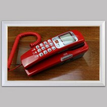 무선전화기 유뮤선전화기 레트로 FSK / DTMF 발신자 ID 벨소리 조정 홈 오피스 telefono fijo 지원 콜백, 01 빨간