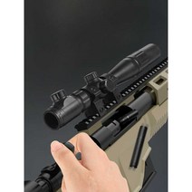 탄피배출 총 스나이퍼 M40A6 배틀그라운드 모형 장식, 녹색 컬러/ 소프트탄 40개 포함