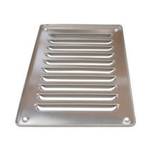 스테인레스 스틸 알루미늄 합금 셔터 비 커버 공기 환기 그릴 배기구 콘센트, 01 100X100mm