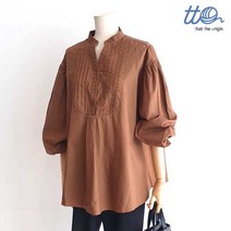 tto tto 가슴셔링포인트 블라우스 T23WBL06AX