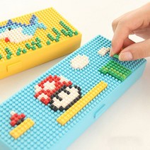나nanr_빠띠라인 나노블럭 필통 스타일 학용품 학생 아이디어 연필케이스 문구용 필기도구 사무용 펜케이스♥sksnfll, ♥sksnfll남자