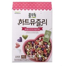 풀무원 하트뮤즐리 통곡물 앤 3가지 과일과 야채 시리얼, 320g, 6개