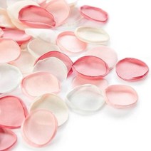 실크 장미 꽃잎 더스티 블루 네이비 꽃잎 웨딩 플라워 걸 바구니 통로 분산 디너 테이블 홈 데코레이션 100 개, Coral pink