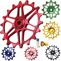 12T 14T 16T 18T 자키 휠 리어 디레일러 세라믹 풀리 도로 자전거 가이드 롤러 Shimano Sram GX XX1 X01 Eagle NX 12 Speed, Red