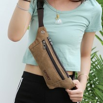 다츄몰 슬림한 핸드폰힙색 스포츠 미니힙색, 코코아