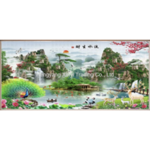 seller17 보석십자수 산수풍경화 사슴 금전수 공작새 200x100, 180x90, 전체수세트