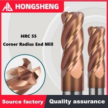 R0512 불노즈 커터 코너 반경 엔드 밀 CNC 텅스텐 스틸 금속 라우터 공구 표면 가공 카바이드 밀링 커터, 20R3X20X150