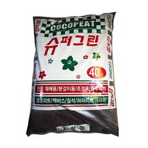 [우야플랜트샵] 슈퍼그린 배양토 40L 분갈이흙 블루베리재배 조경용슈퍼그린배양토 조경용흙 블루베리재배용토, 7개