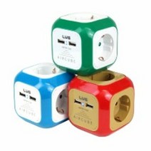 LUG-KSG-04U-1.5sq 1.5m 2포트 usb 멀티탭 아이언, 단품