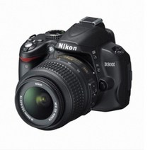니콘 D3000 + 18~55mm 렌즈포함 빠른발송 페스트, 블랙