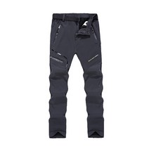 캠핑 하이킹 필수 ARCTIC LIGHT 6XL 남성 겨울 내부 양털 소프트 쉘 하이킹 바지 트레킹 야외 스포츠 열, 03 men gray_07 4XL
