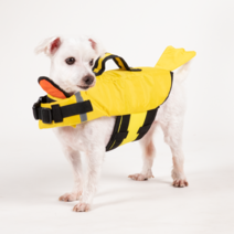 강아지 구명조끼 대형견 반려견 애견 턱받침 물놀이 구명조끼, 상어