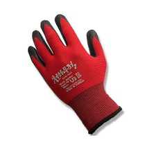 천하무적장갑 U3 L 작업용 반코팅 면, 레드 L