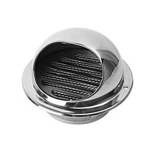 덕트 닥트 자재 60mm-150mm 스테인레스 스틸 벽 천장 공기 통풍구 환기 캡, 1개, 120mm