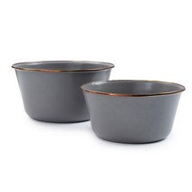 베어본즈 식기 에나멜 믹싱 보울세트 캠핑용그릇, 에나멜 스톡 냄비