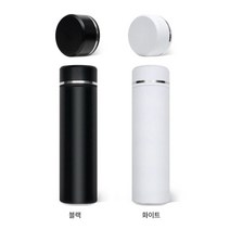 템플템 차망 보온병 보냉병 316 텀블러 500ml, 화이트 1개 + 블랙 1개