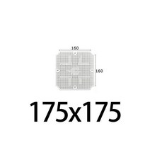 정션박스 분전함AG 방수 접합 상자 하단 플레이트 ABS 벌집 설치 야외 고정, 11 175x175
