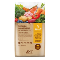 [솔이펫] ANF 캣 6Free 인도어 어덜트 6kg 유기농 고양이사료