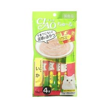 [캣퓨어] [야옹멍이마켓] 이나바 챠오츄루 SC-79[닭가슴살+오징어] 14g*4入((가격, 상세 설명 참조
