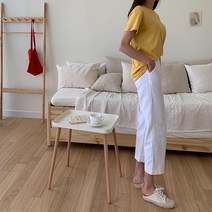 오슈 20대 30대 기본 심플 무지 라운드넥 데일리 반팔티