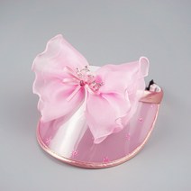 러블리 쉬폰 리본 썬캡 유아썬캡 아동썬캡 공주썬캡 자외선차단선캡 선캡